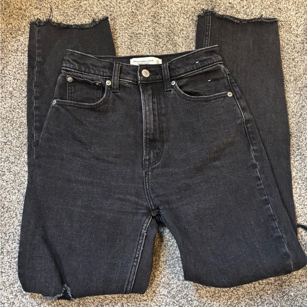 Abercrombie Ultra High Rise Straight Jeans
